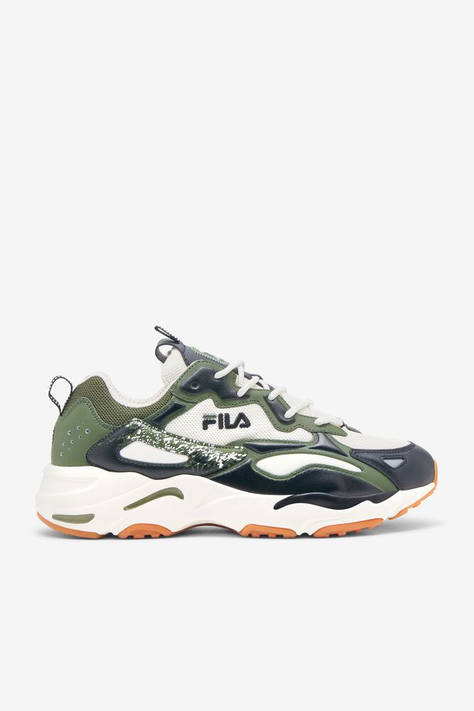 Fila Ray Tracer 2 Nxt Trainers Olive - Mens - 36479DYEB